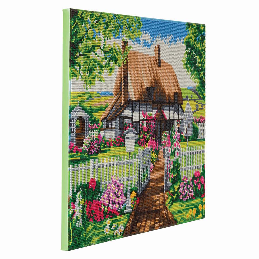 DIY Crystal Art Kit - Rose Cottage 40 x 50cm