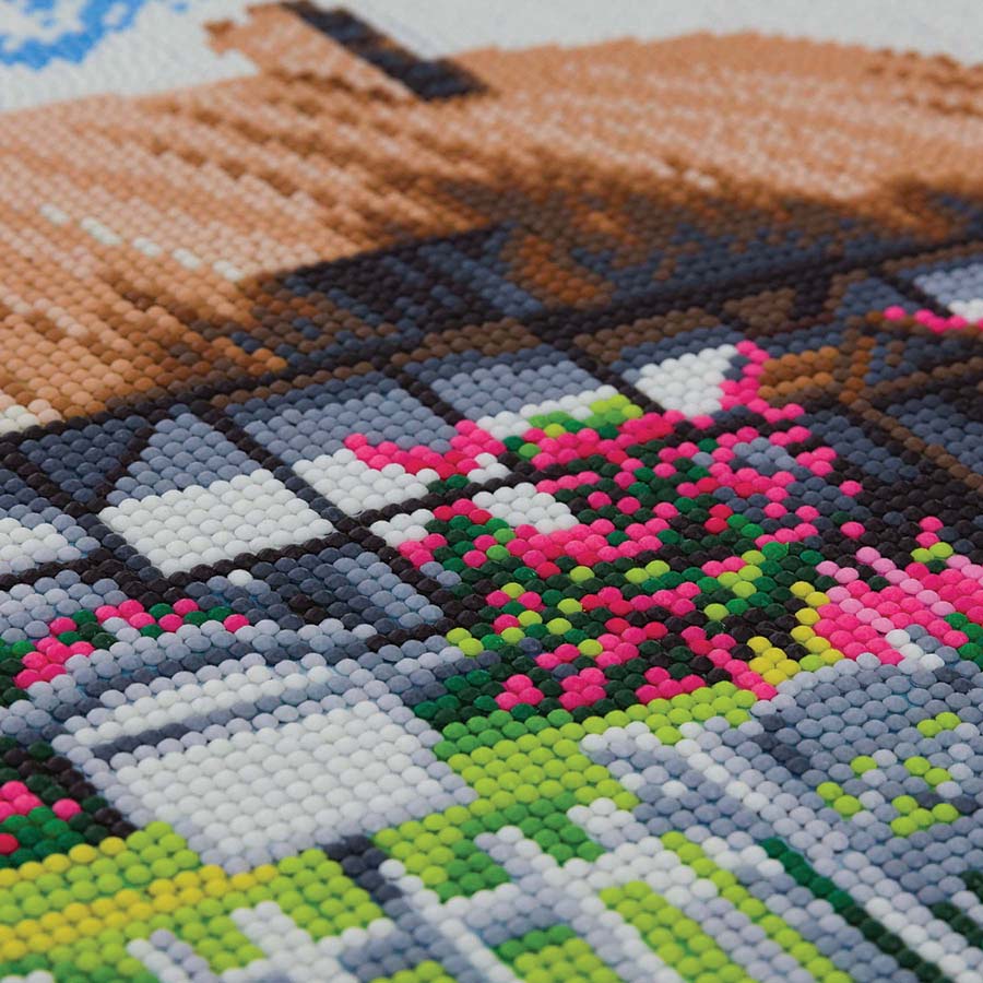 DIY Crystal Art Kit - Rose Cottage 40 x 50cm