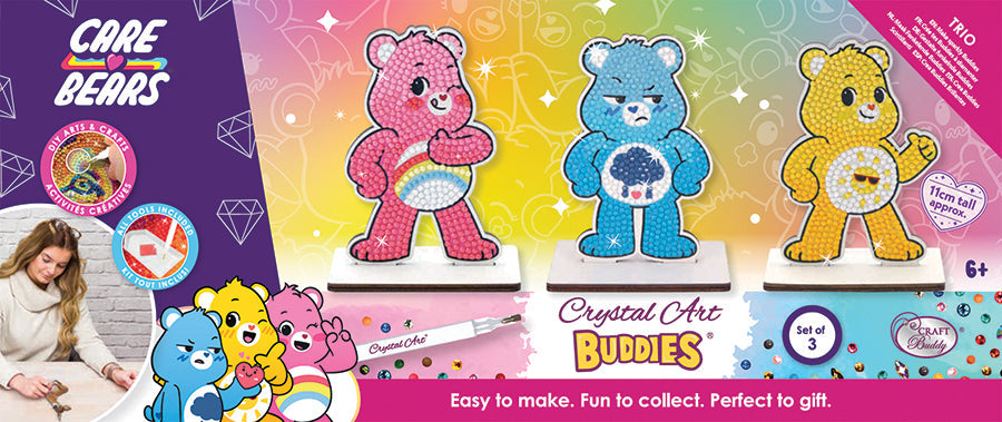 Crystal Art Buddies Care Bears