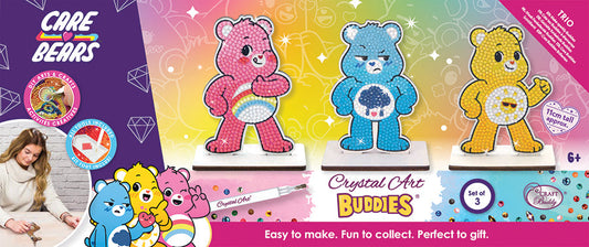 Crystal Art Buddies Care Bears