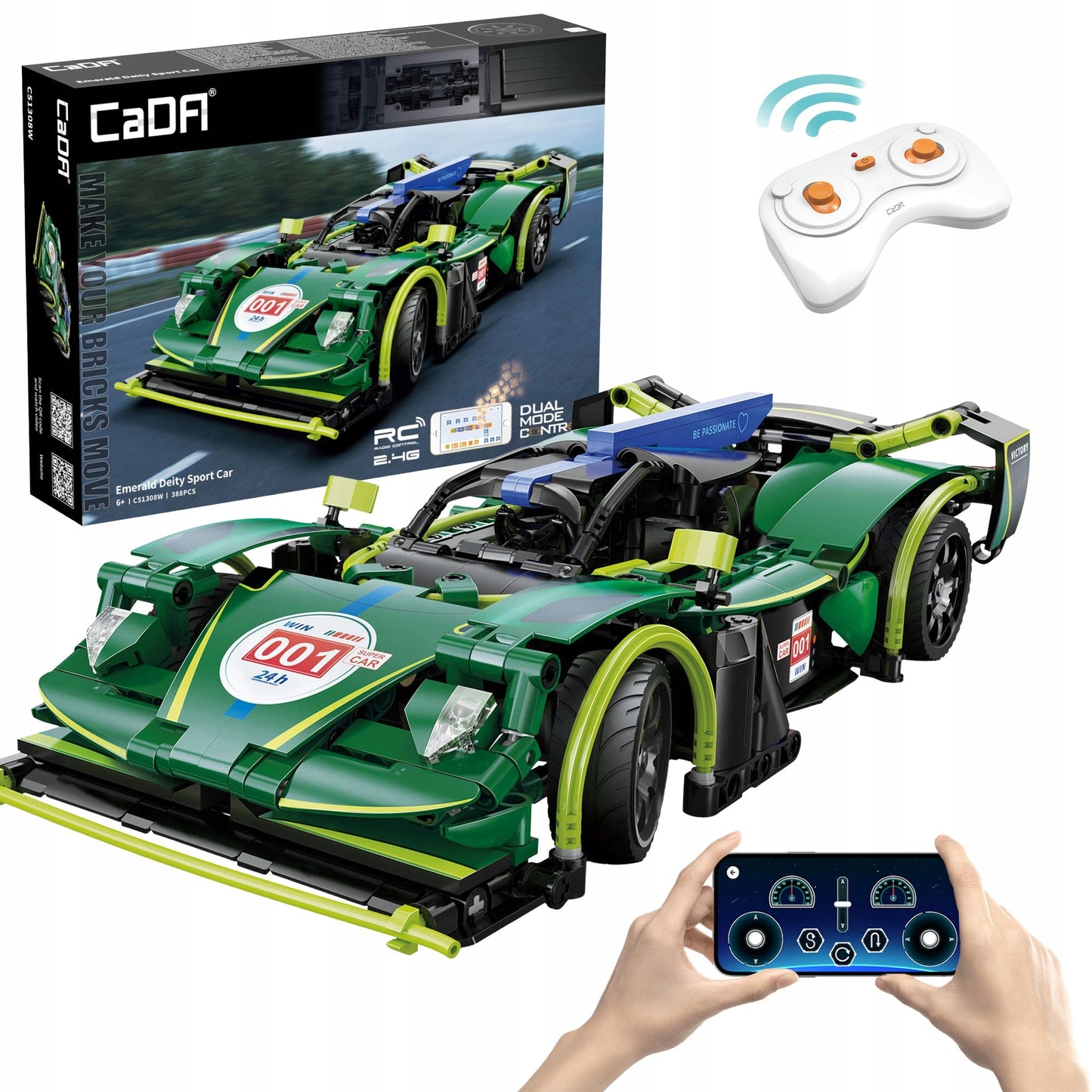 Radio Control Emerald Deity Sport Car