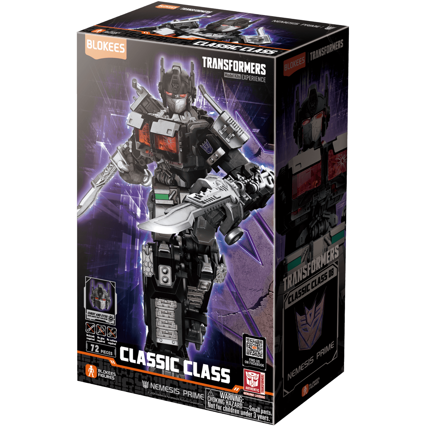 Blokees Transformers Classic Nemesis Prime