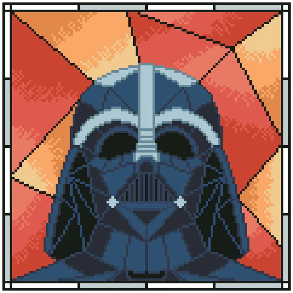 Darth Vader Stained Glass Diamond Painting