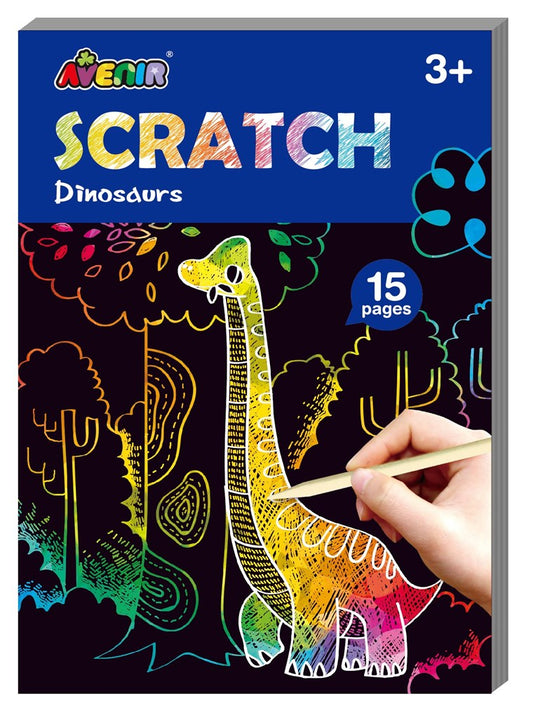 Mini Scratch Book Dinosaurs