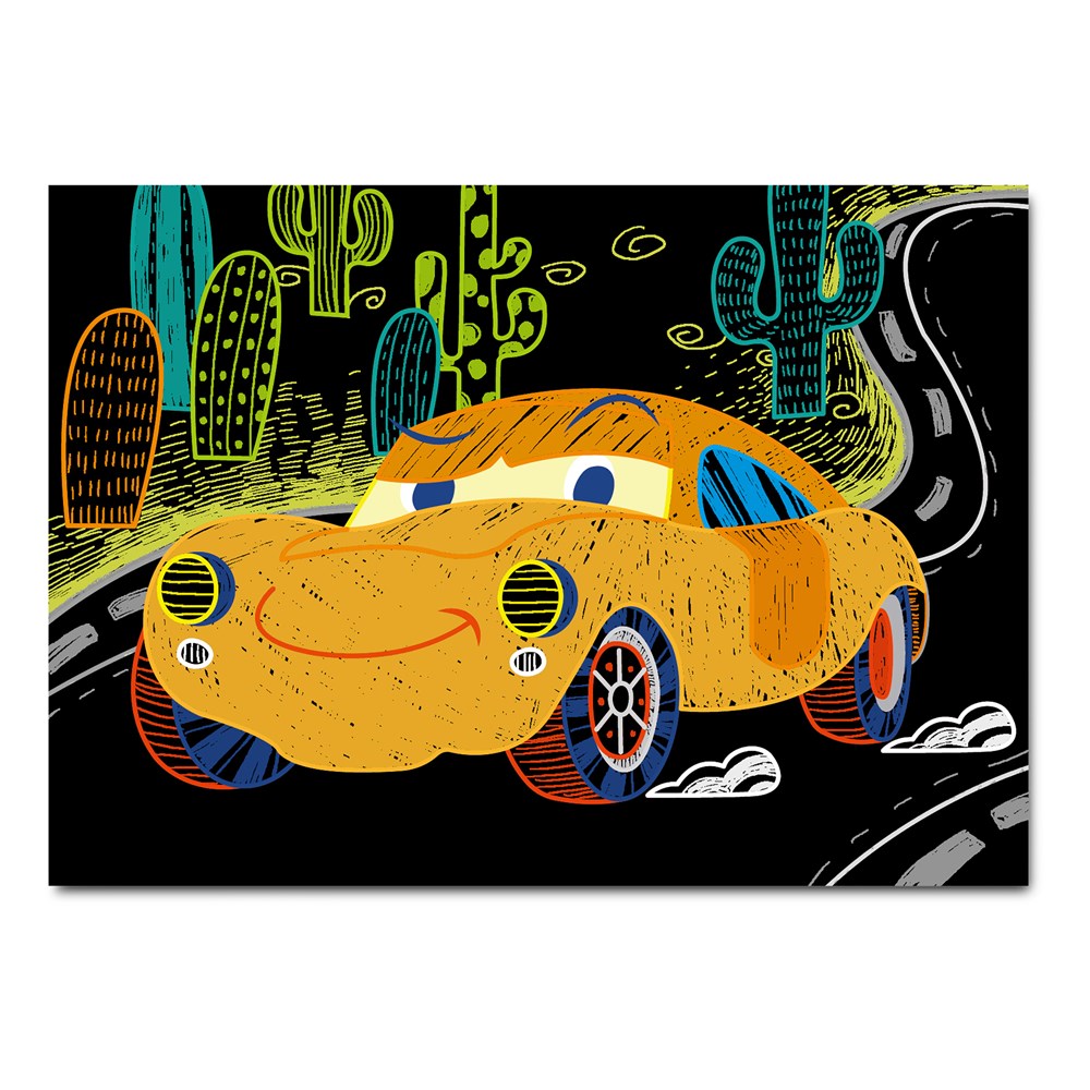 Mini Scratch Book Cars