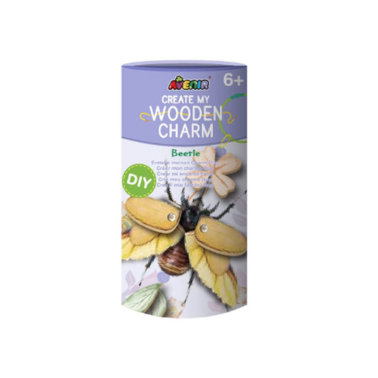 Create My Own Wooden Charm Beetle