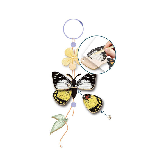 Create My Wooden Charm Butterfly