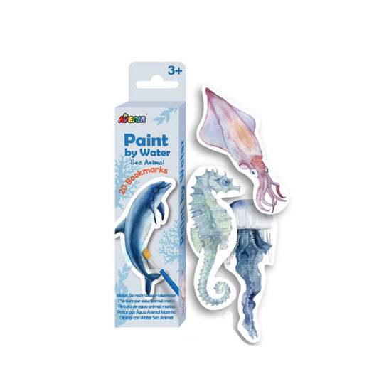 Watecolour Painting Sea Animals 20 Bookmarks