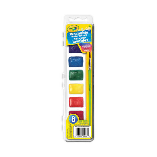 Washable Watercolours (8 colours)