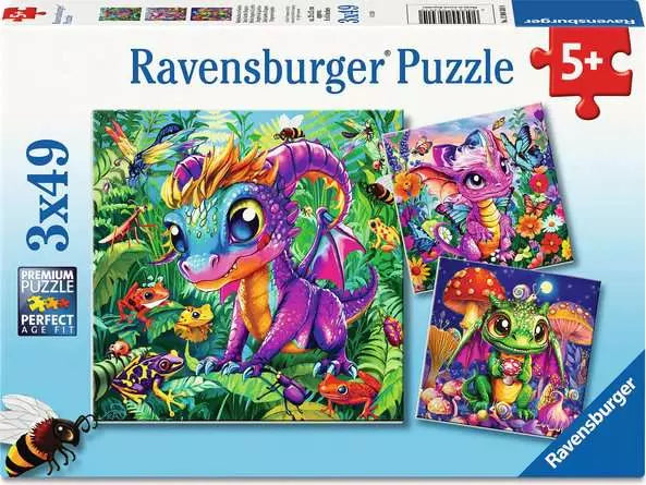 Baby Garden Dragons 3X49pc