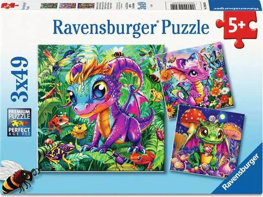 Baby Garden Dragons 3X49pc