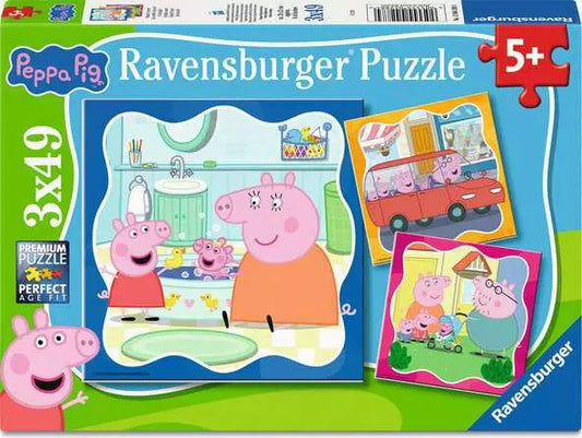 Peppa Pig Family Firsts! 3X49pc