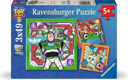 Toy Story 5: On a Mission 3 x 49pc jigsaw puzzle
