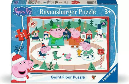 Peppa Pig Snow Much Fun! 24pc Giant Floor Puzzle