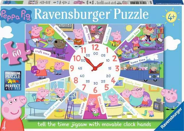 Peppa Pig Tell the Time 60pc
