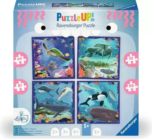 Puzzle Up! Ocean Life 64, 72, 81 & 90pc