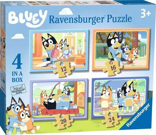 Bluey 4 In a Box Puzzles
