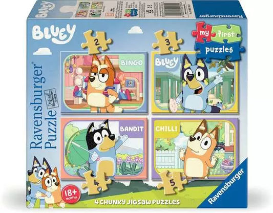 Bluey 4 Chunky Puzzles