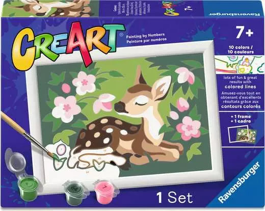 CreArt Floral Fawn 7X5"