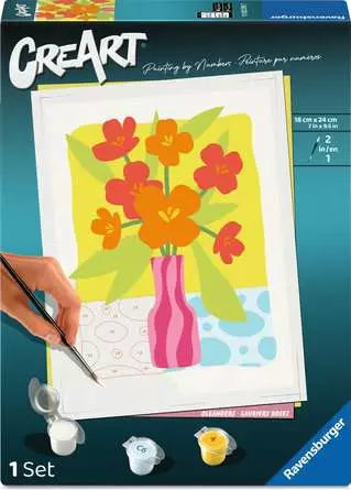 CreArt Oleanders 7X9.5" paint by number
