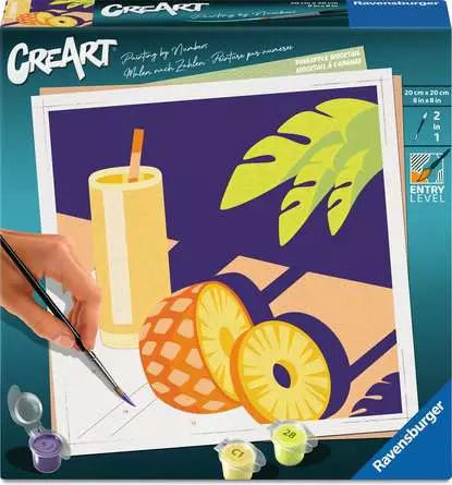 CreArt Pineapple Mocktail 8X8"
