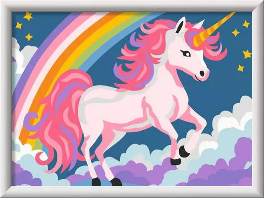 CreArt Neon Pink Unicorn 9.5X7"
