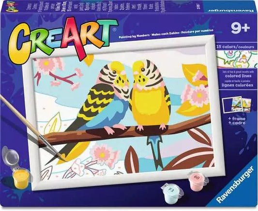 CreArt Lovely Budgie 9.7X7"
