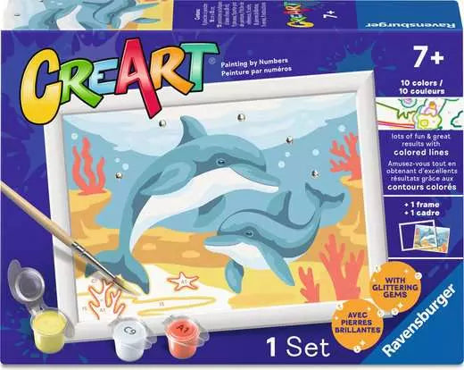 CreArt Springing Dolphin 7X5"