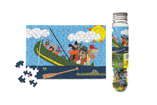 Dogs in Canoe 150pc