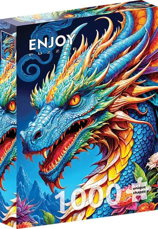Enjoy - Blue Dragon 1000pc jigsaw puzzle