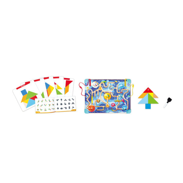 Space Maze and Tangram Board