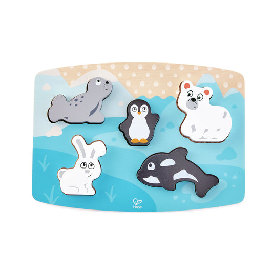 Polar Animal Tactile Puzzle 5pc