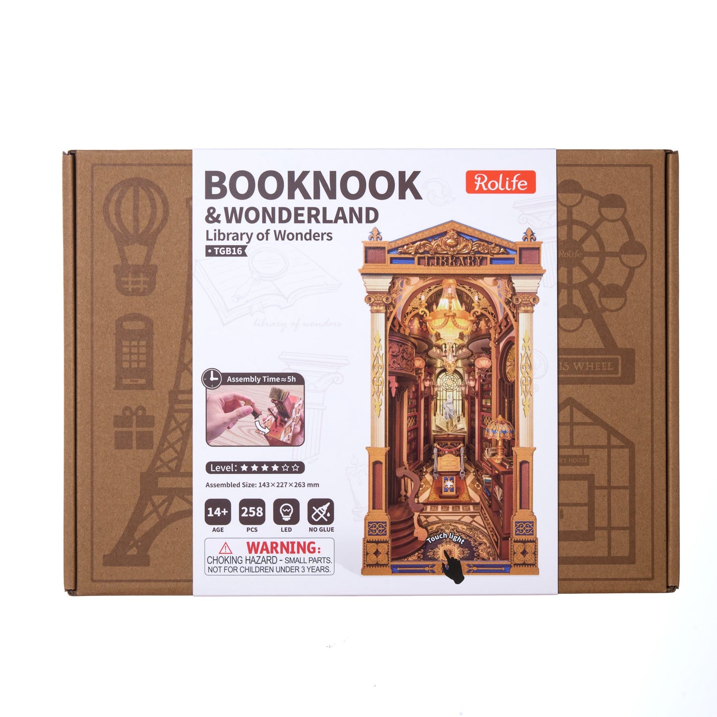 DIY Book Nook Library of Wonders