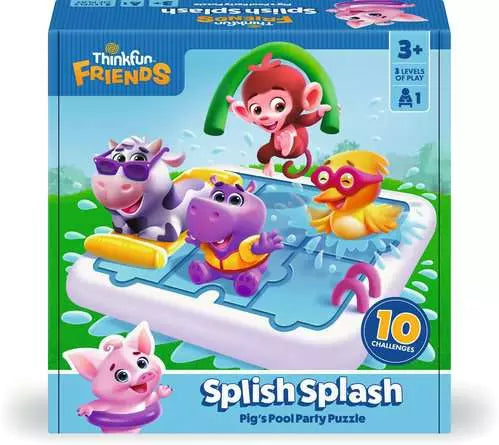 Think Fun Friends Splish Splash Pig's Pool Party Puzzle