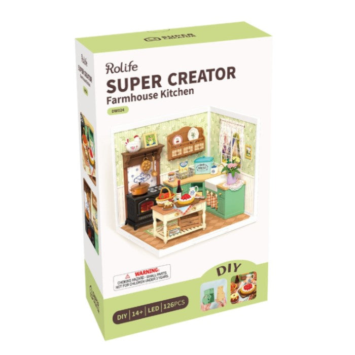DIY Super Creator Farmhouse Kitchen