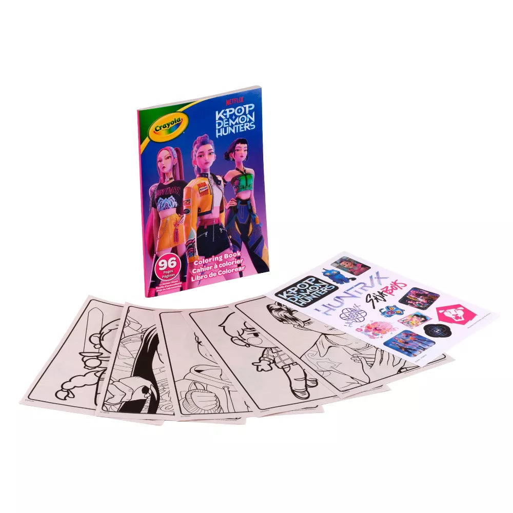 K-Pop Demon Hunters Coloring Book 96 pages