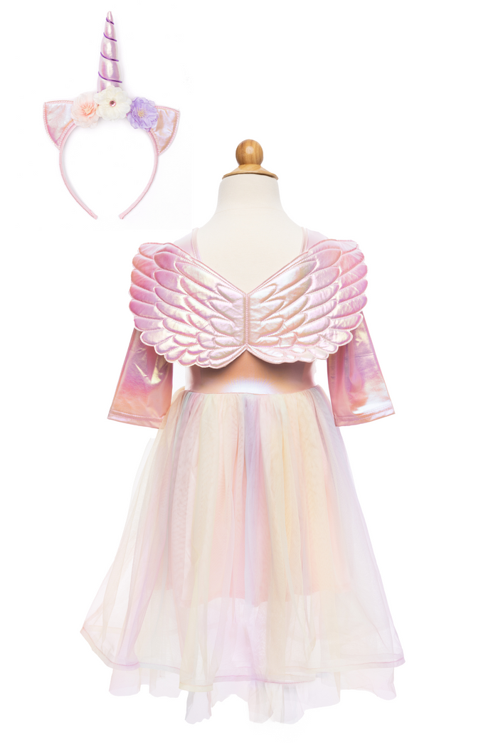 Alicorn Dress with Wings Size 5-6