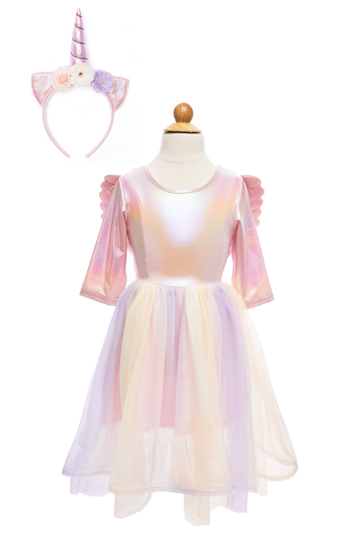 Alicorn Dress with Wings Size 5-6