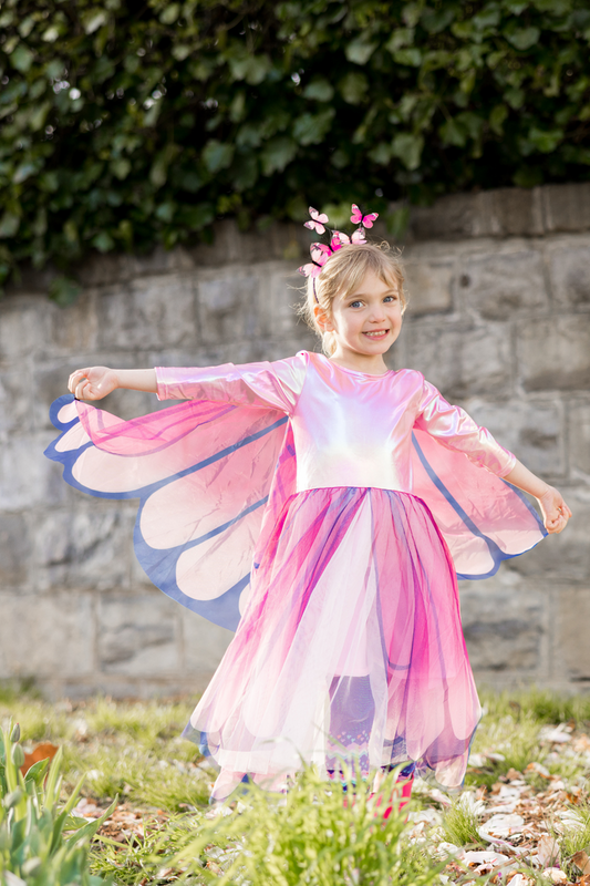 Butterfly Twirl Dress with Wings Age 5-6