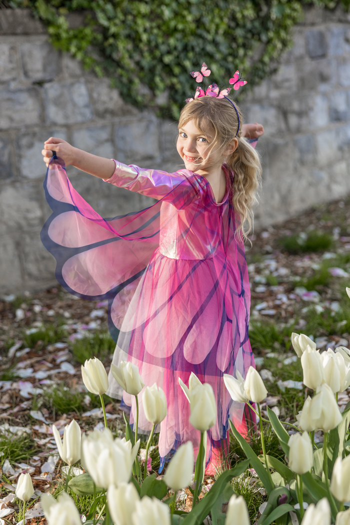 Butterfly Twirl Dress with Wings Age 5-6