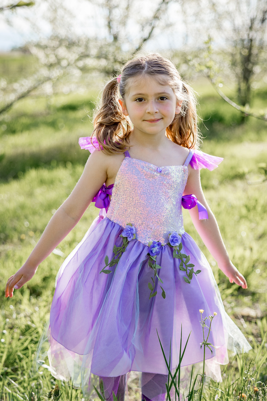 Lilac Sequins Fairy Tunic Ages 5-6