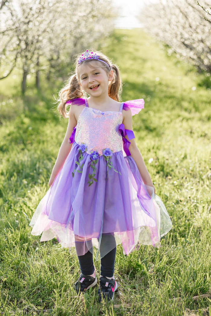 Lilac Sequins Fairy Tunic Ages 3-4