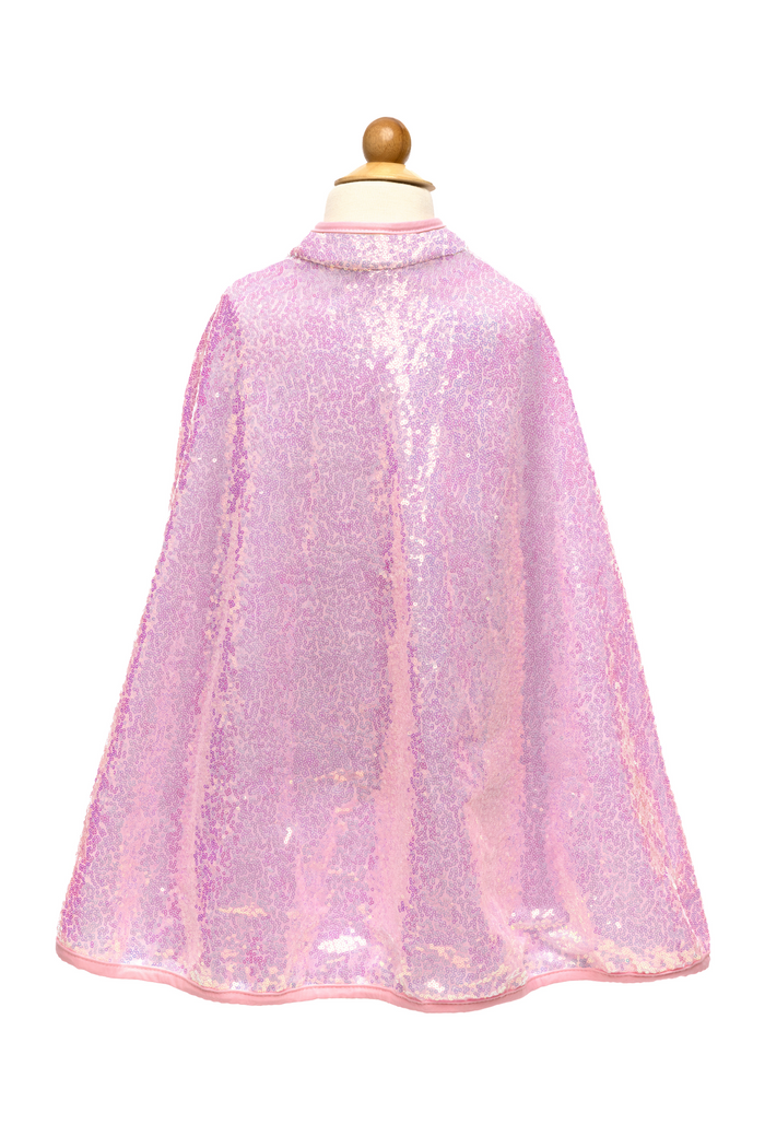 Pink Sequin Cape Age 7-8