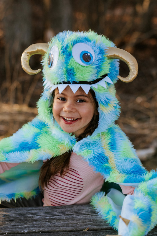 Swampy the Monster Cape Age 4-6