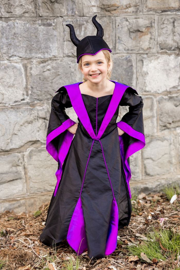 Villian Princess Dress and Head Piece Ages 5-6