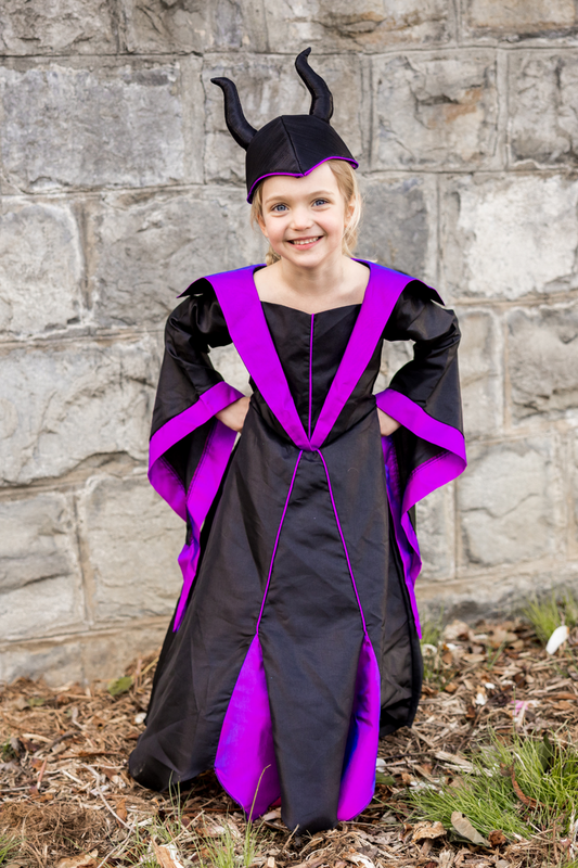 Villian Princess Dress and Head Piece Ages 5-6
