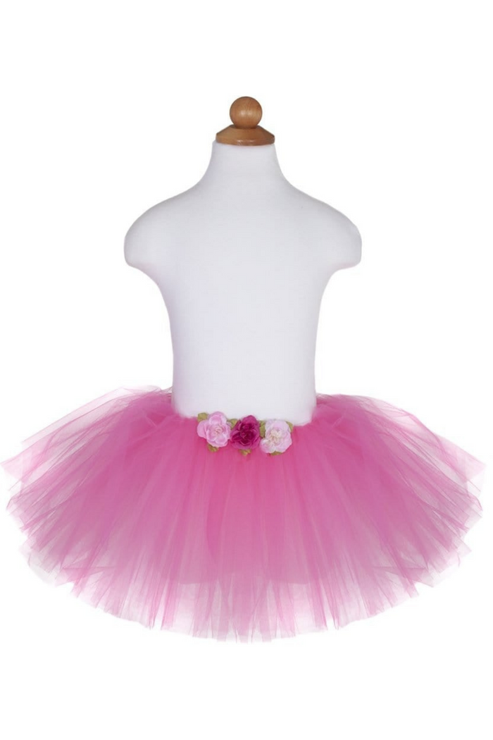 Rose Tutu Dark Pink Age 4-6