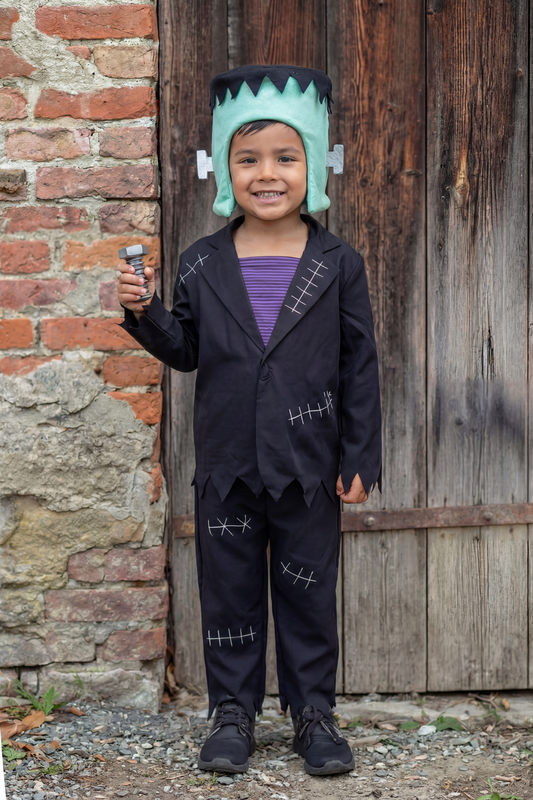 Monster Mash Costume with Top, Pants, & Headpiece Size 5-6