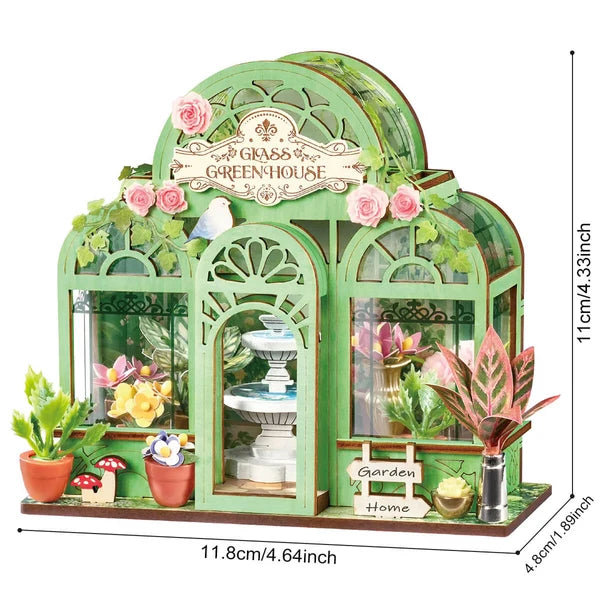 Mini Store Green Fountain Garden