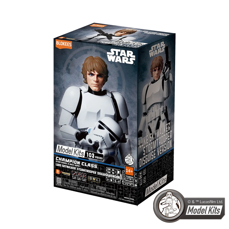 Blokees Star Wars EP IV A New Hope Luke Skywalker Stormtrooper disguise version